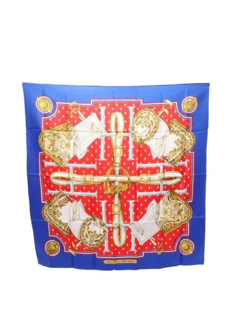 Hermès Pre-Owned 2010s Selles à Housse silk scarf