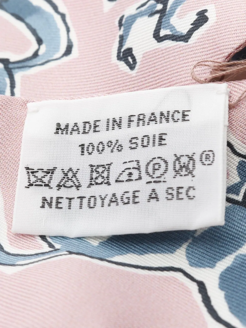 Pre-owned Hermes 1920s Chevaux En Liberte Silk Scarf In Pink