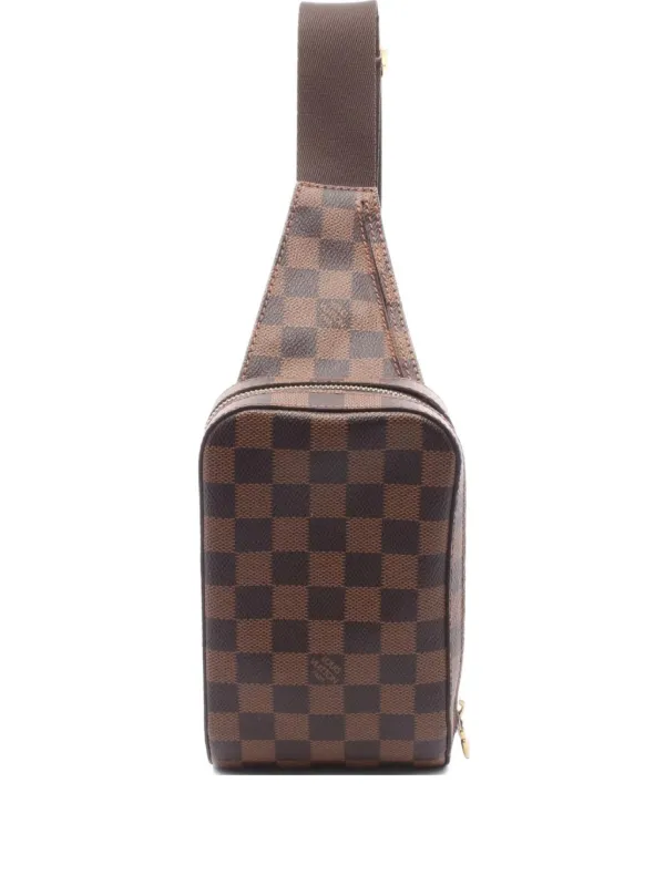 Louis Vuitton Pre-Owned 2010 Damier Body Bag Brown