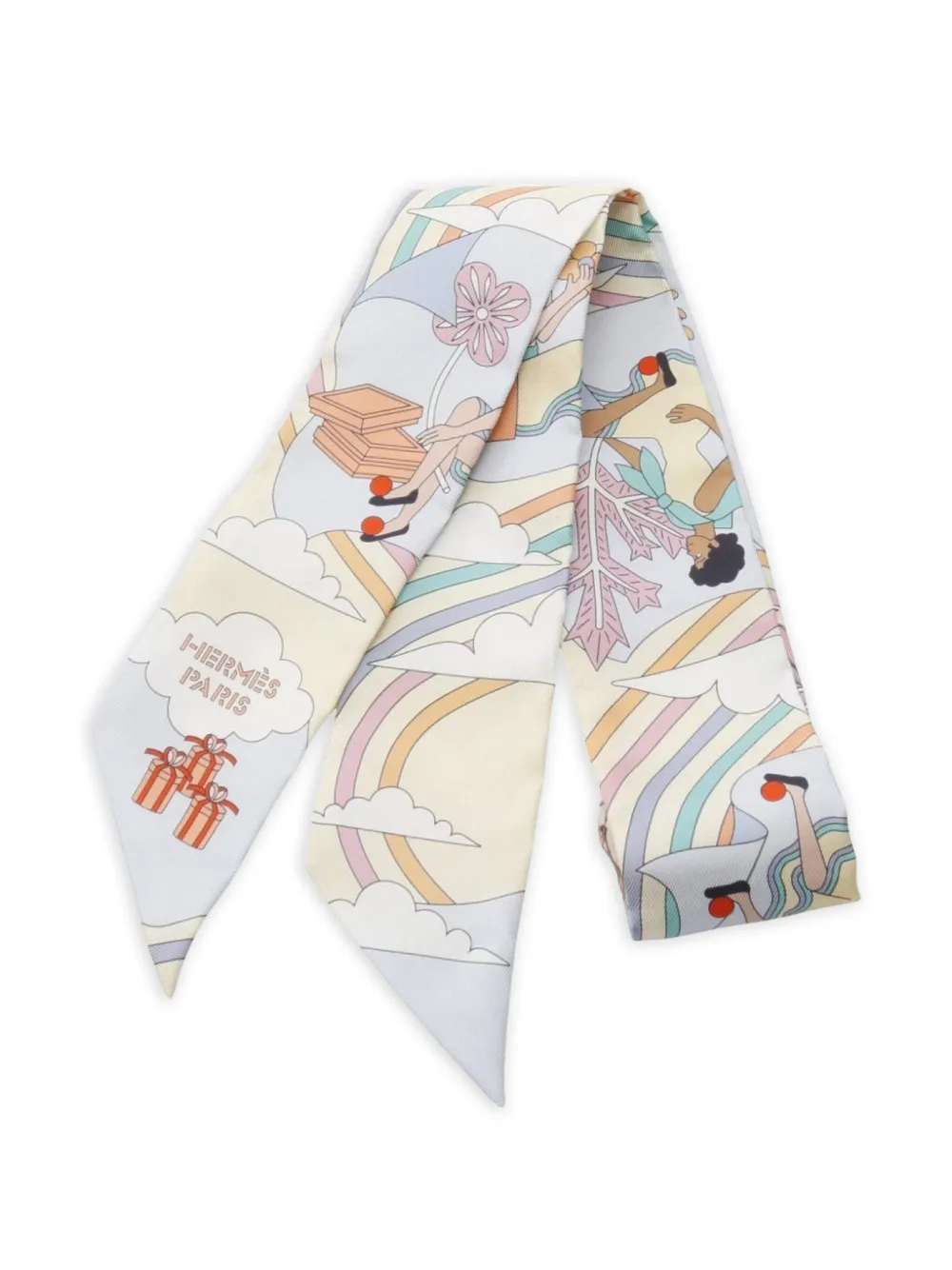 Hermès Pre-Owned 20s Carres Volants silk scarf | Blue | Image 1
