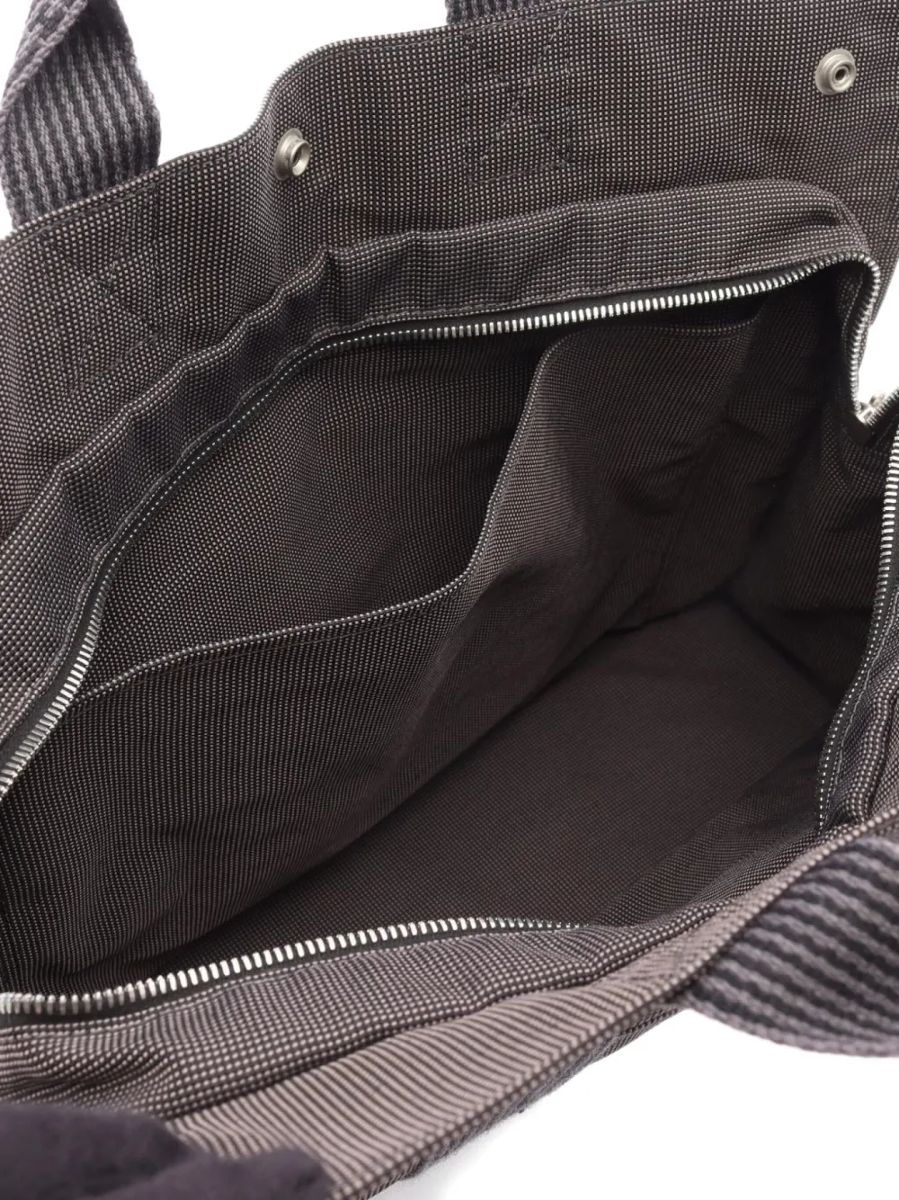 Pre-owned Hermes 2010s Yale Line Mm Tote Bag In Gray