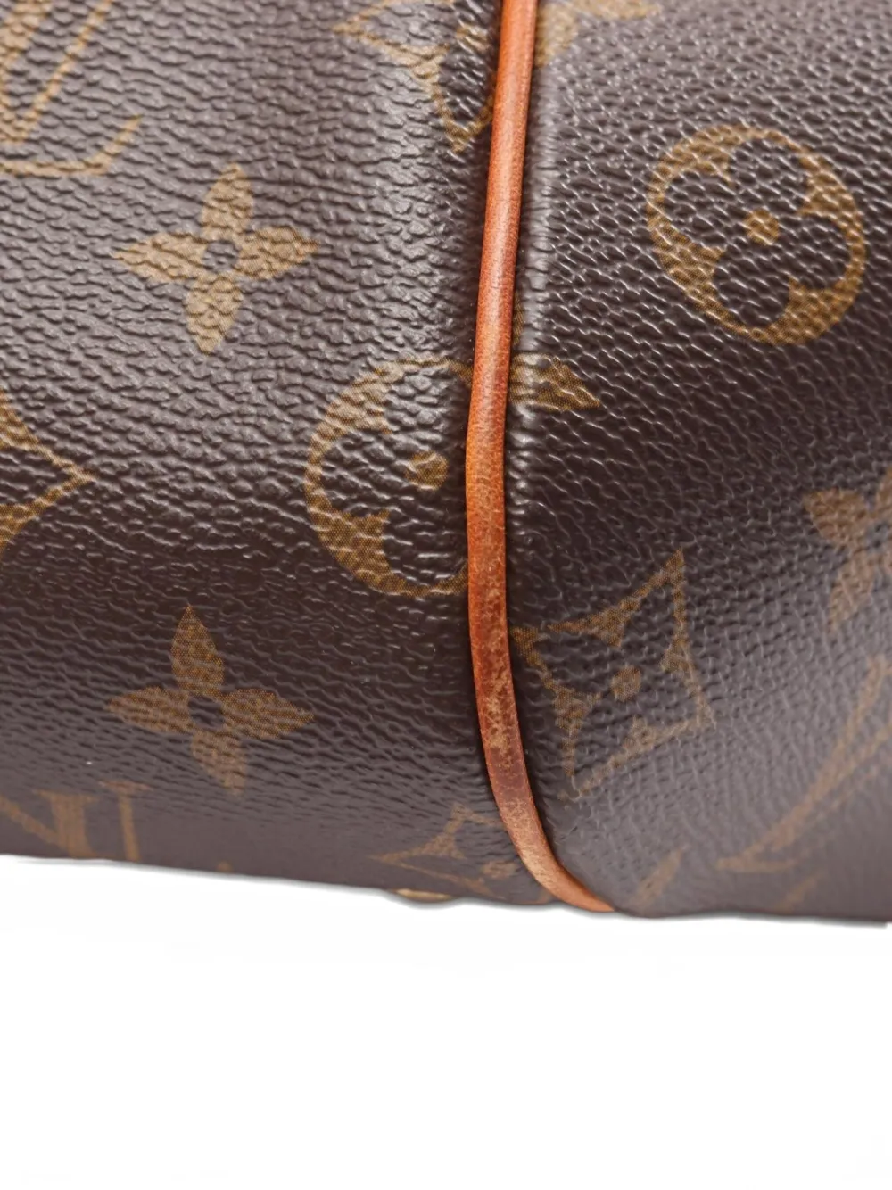 Pre-owned Louis Vuitton 2011 Monogram Tivoli Gm Handbag In Brown