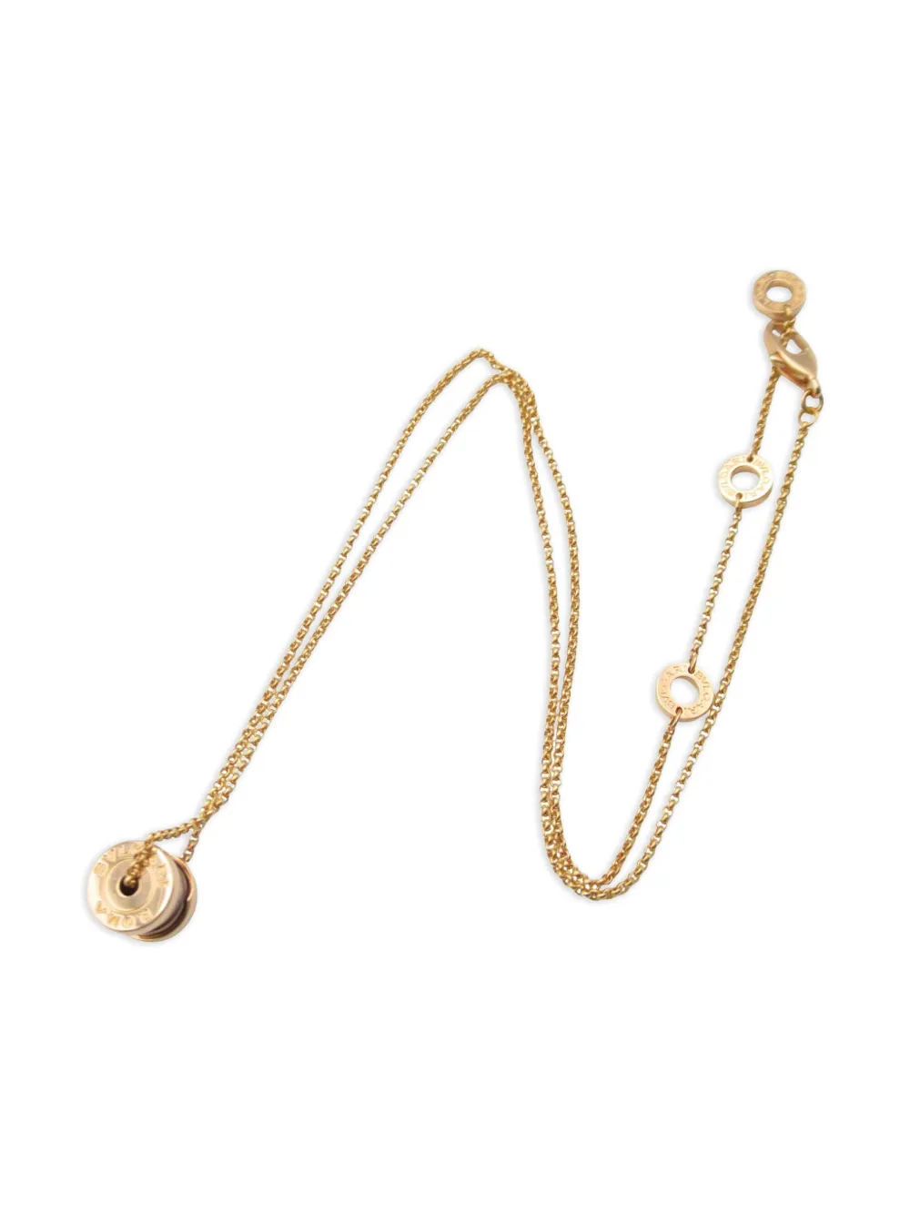 Bvlgari Pre-Owned 2010s 18K rose gold B-zero1 necklace | Gold | Image 1
