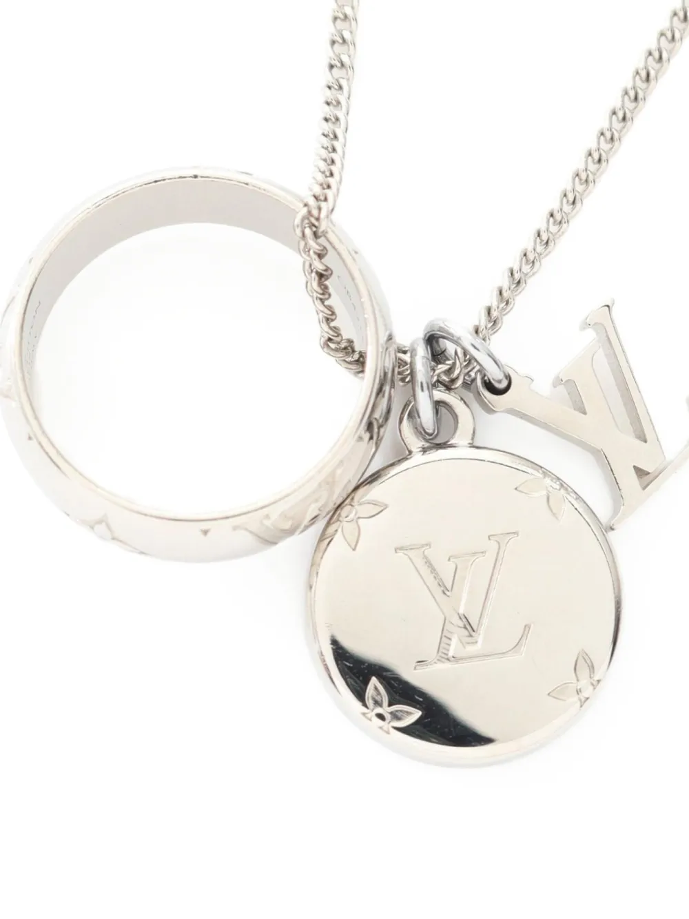 Louis Vuitton Pre-Owned 2024 ring monogram necklace | Women | Image 2