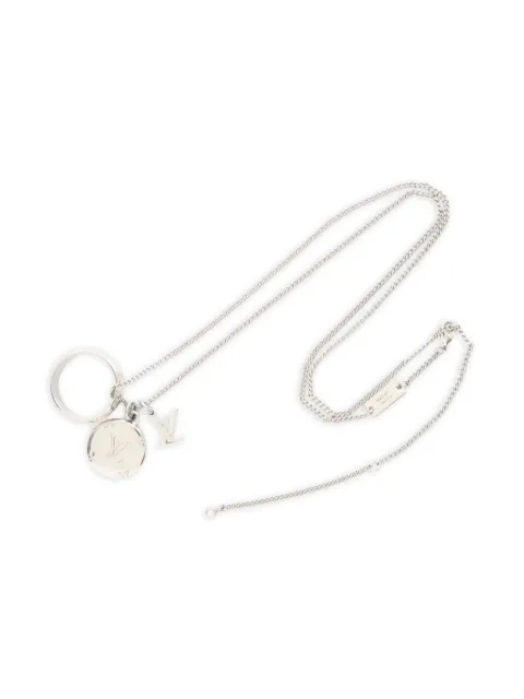 Louis Vuitton Pre-Owned 2024 ring monogram necklace