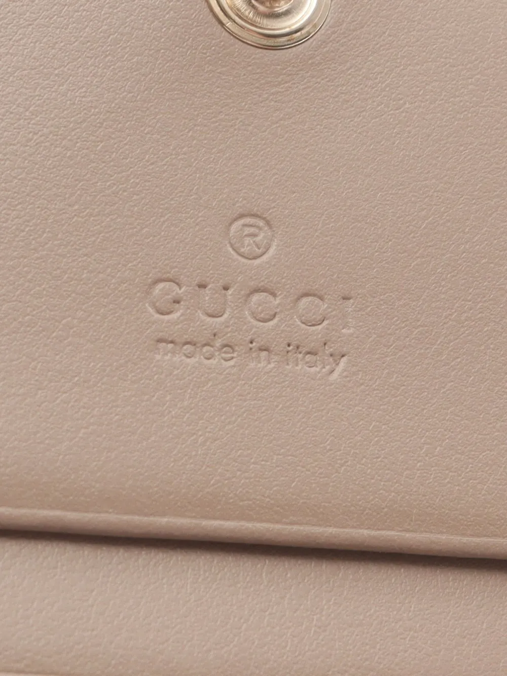 Pre-owned Gucci 2020s Gg Marmont Bi-fold Wallet In Gray