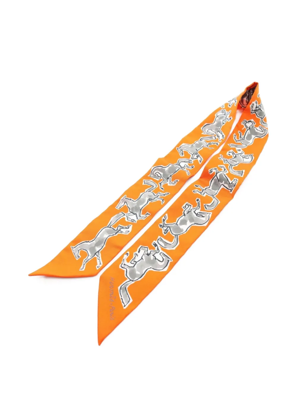 Hermès Pre-Owned 2020s Chevaux En Liberte silk scarf | Image 2