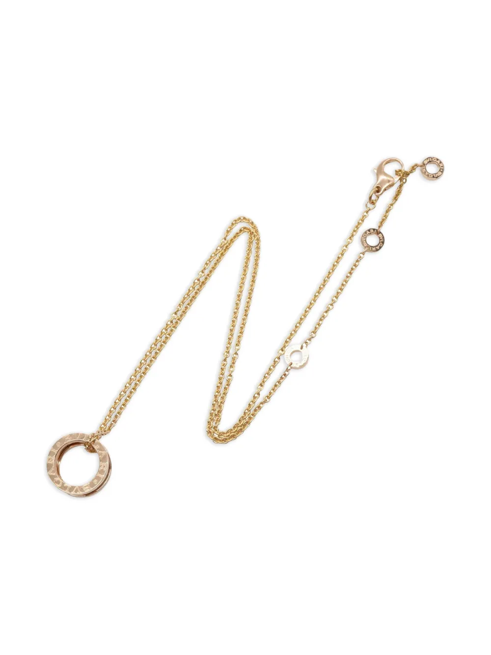 Bvlgari Pre-Owned 2010s 18K rose gold B-zero1 necklace | Pink | Image 1