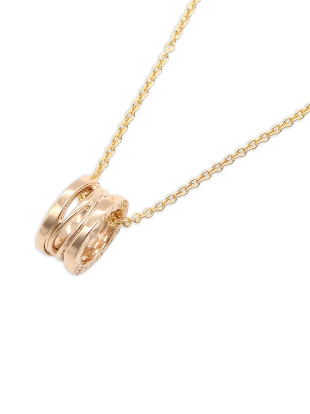 Bvlgari Pre-Owned 2010s 18K rose gold B-zero1 necklace | Women | Image 2