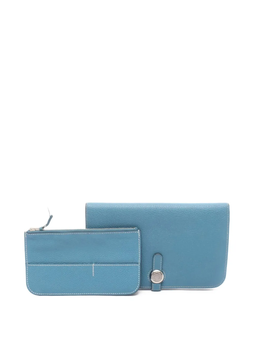Hermès Pre-Owned 2013 Dogon GM wallet | Blue | Image 1