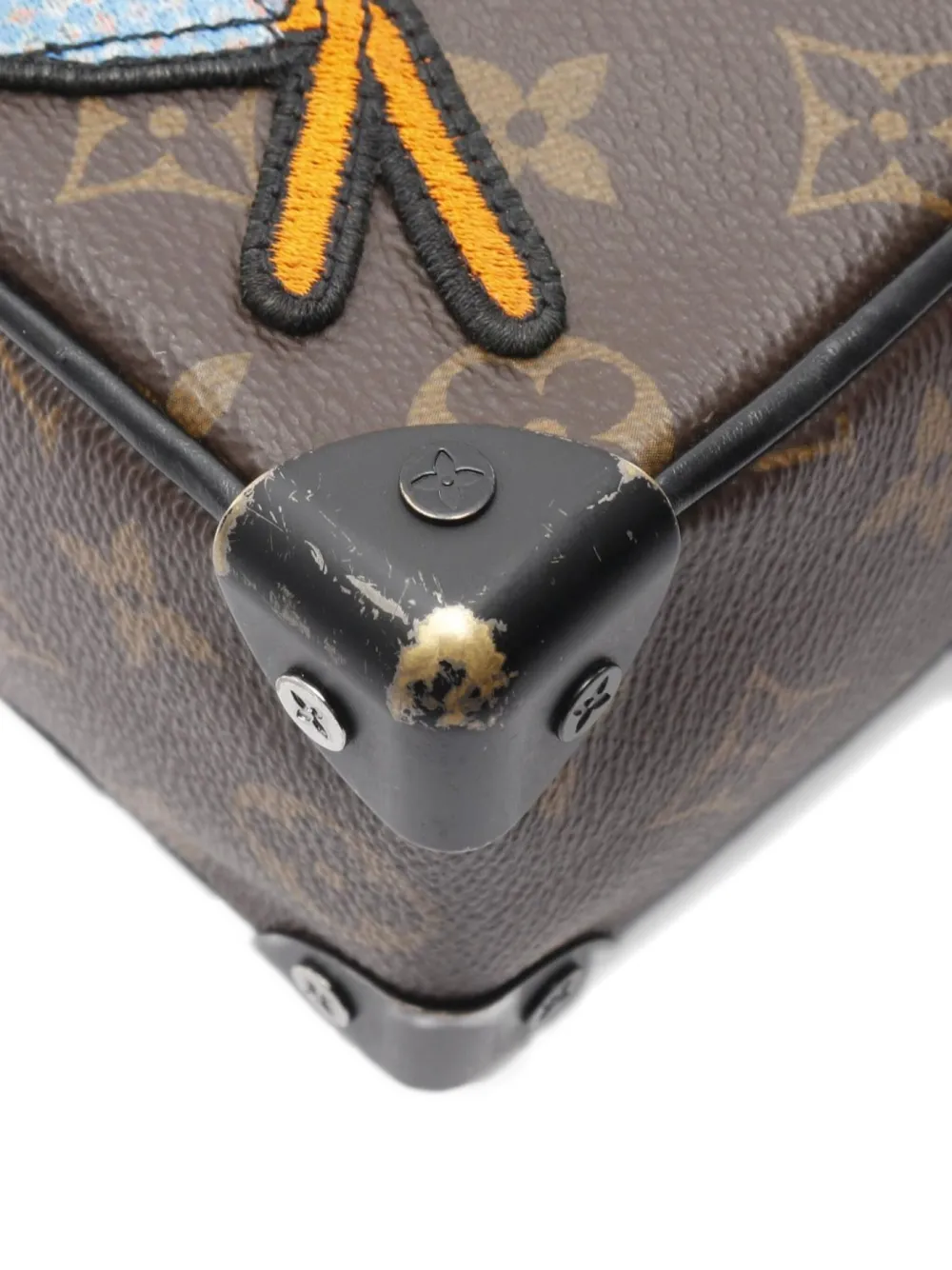 Pre-owned Louis Vuitton 2021 Monogram Mini Soft Trunk Shoulder Bag In Brown