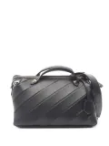 Fendi Pre-Owned 2000s quilted diagonal-pattern handbag - Black