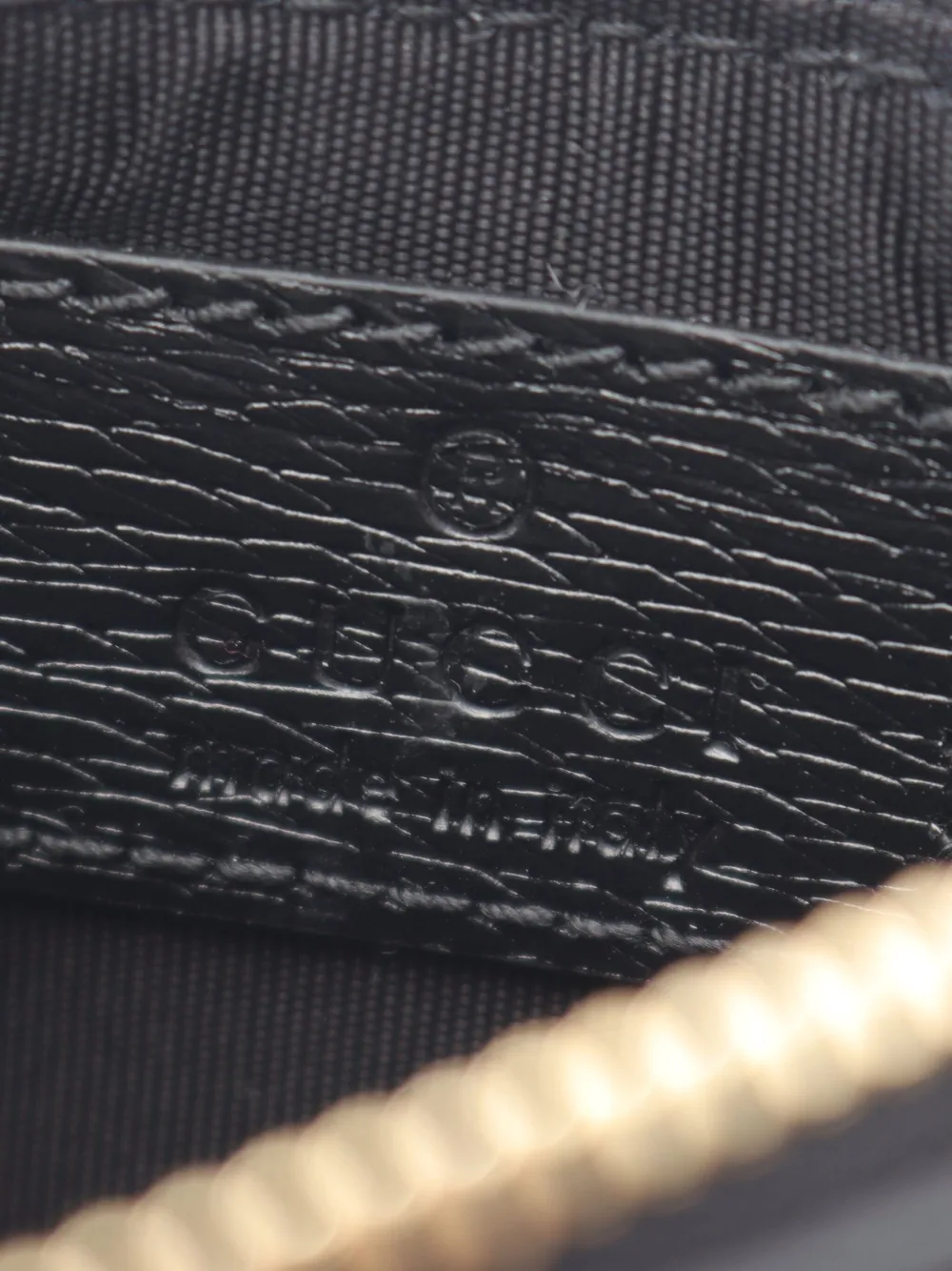 Pre-owned Gucci 2020s Script Coin Purse In Black