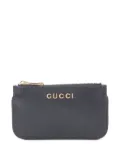 Gucci Pre-Owned 2020s Script coin purse - Black