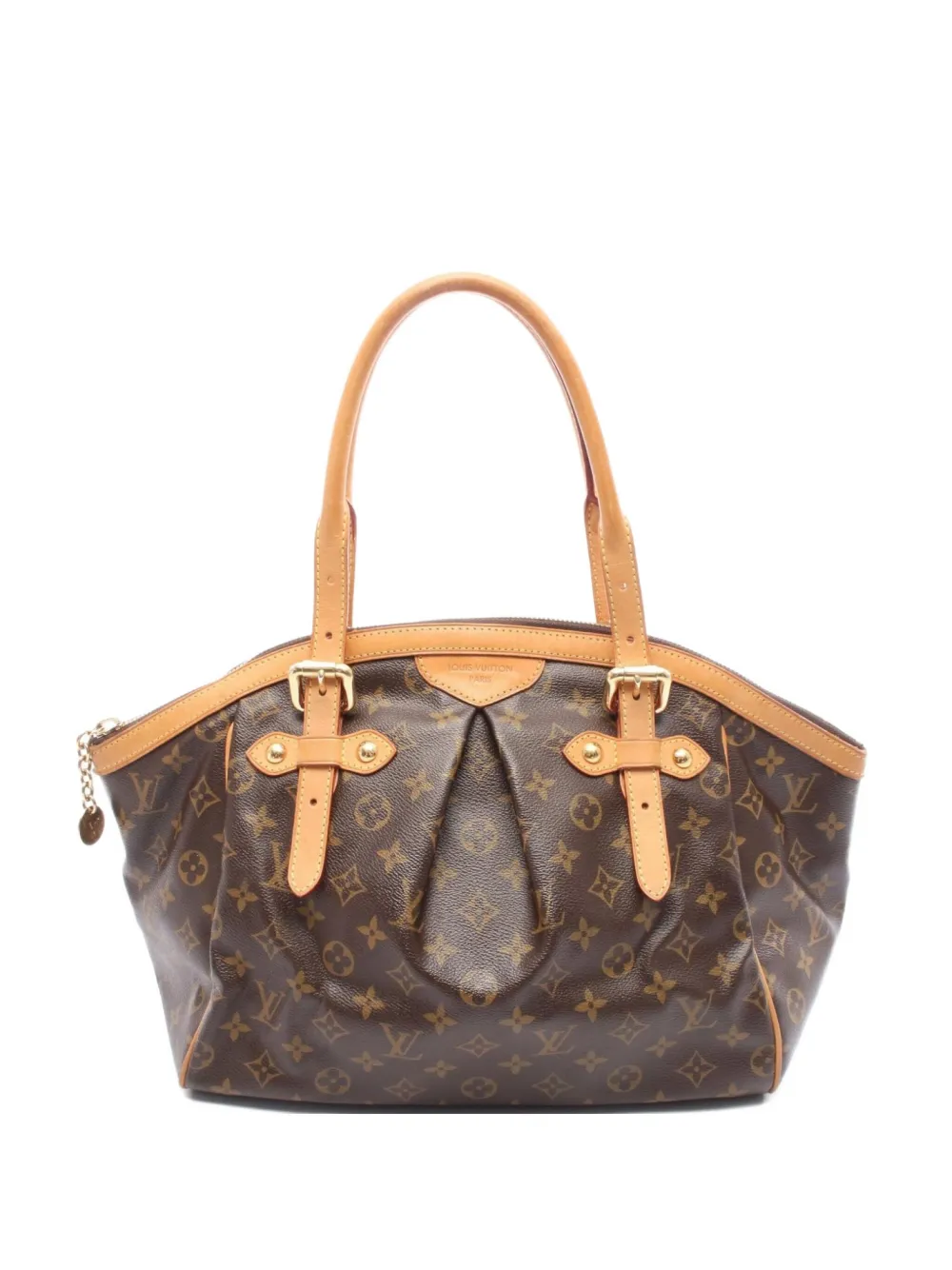 Pre-owned Louis Vuitton 2008 Tivoli Gm Tote Bag In Brown