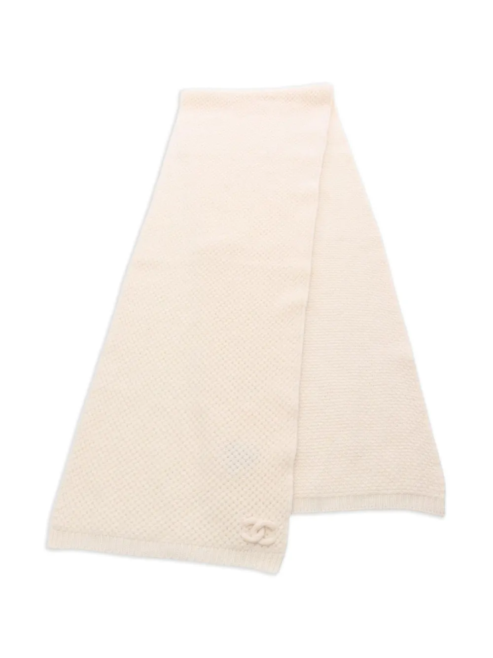 CHANEL Pre-Owned 1980s cashmere scarf - Toni neutri