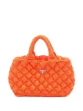 Prada Pre-Owned 2010s raffia Canapa handbag - Orange