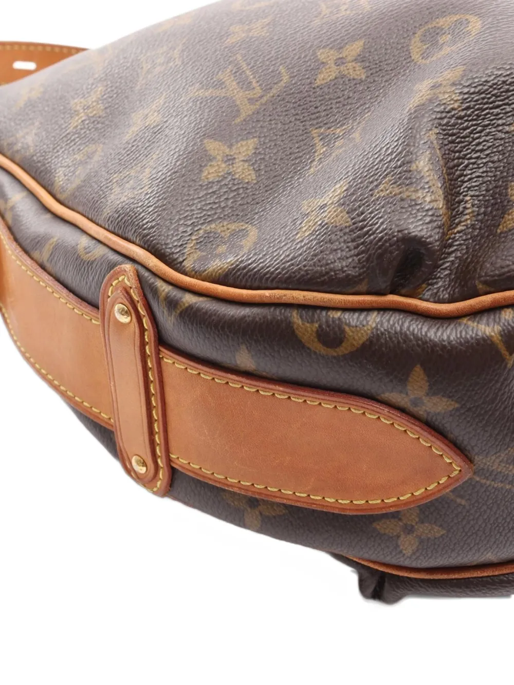 Pre-owned Louis Vuitton 2007s Monogram Tulum Shoulder Bag In Brown