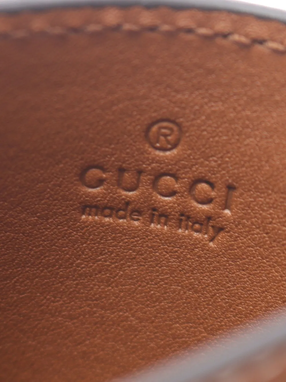Pre-owned Gucci 2020s Gg-pattern Card Holder In Neutral