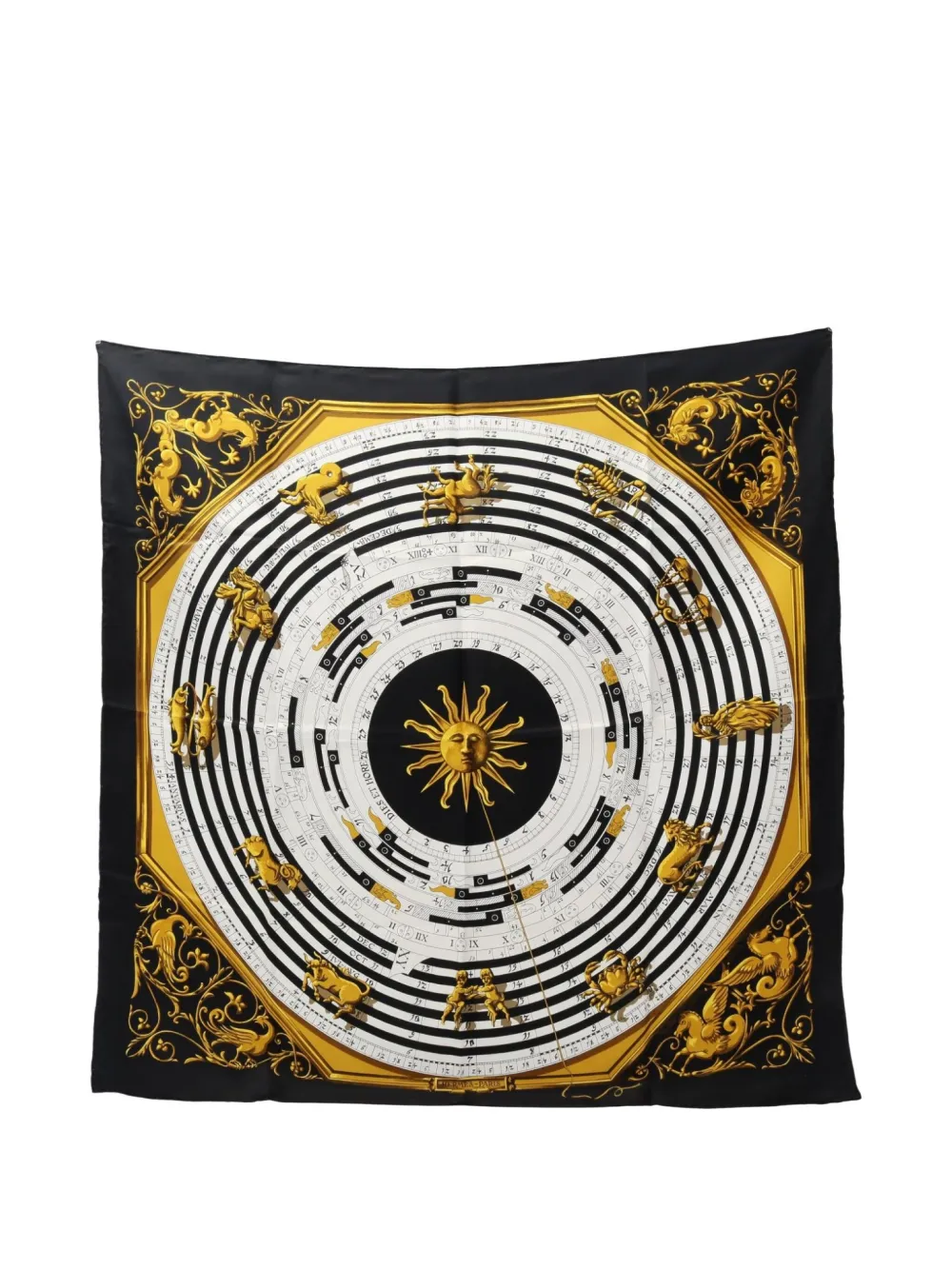 Hermès Pre-Owned 2000s Carres 90 Dies et Hore scarf | Black | Image 1
