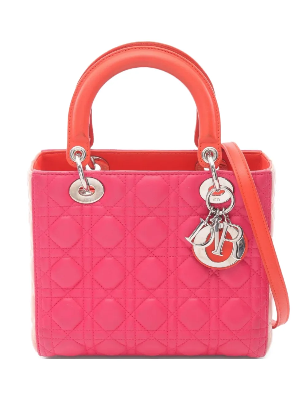 Christian Dior Pre-Owned 2010s レディ ディオール ハンドバッグ - ピンク Christian Dior Pre-Owned 2010s レディ ディオール ハンドバッグ - ピンク