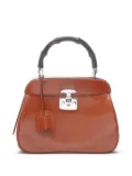 Gucci Pre-Owned 2010s Lady Rock bamboo-handle tote bag - Brown