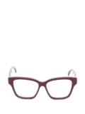 Gucci Pre-Owned 2010s rectangle glasses - Red
