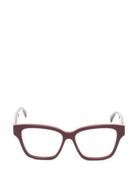 Gucci Pre-Owned 2010s rectangle glasses