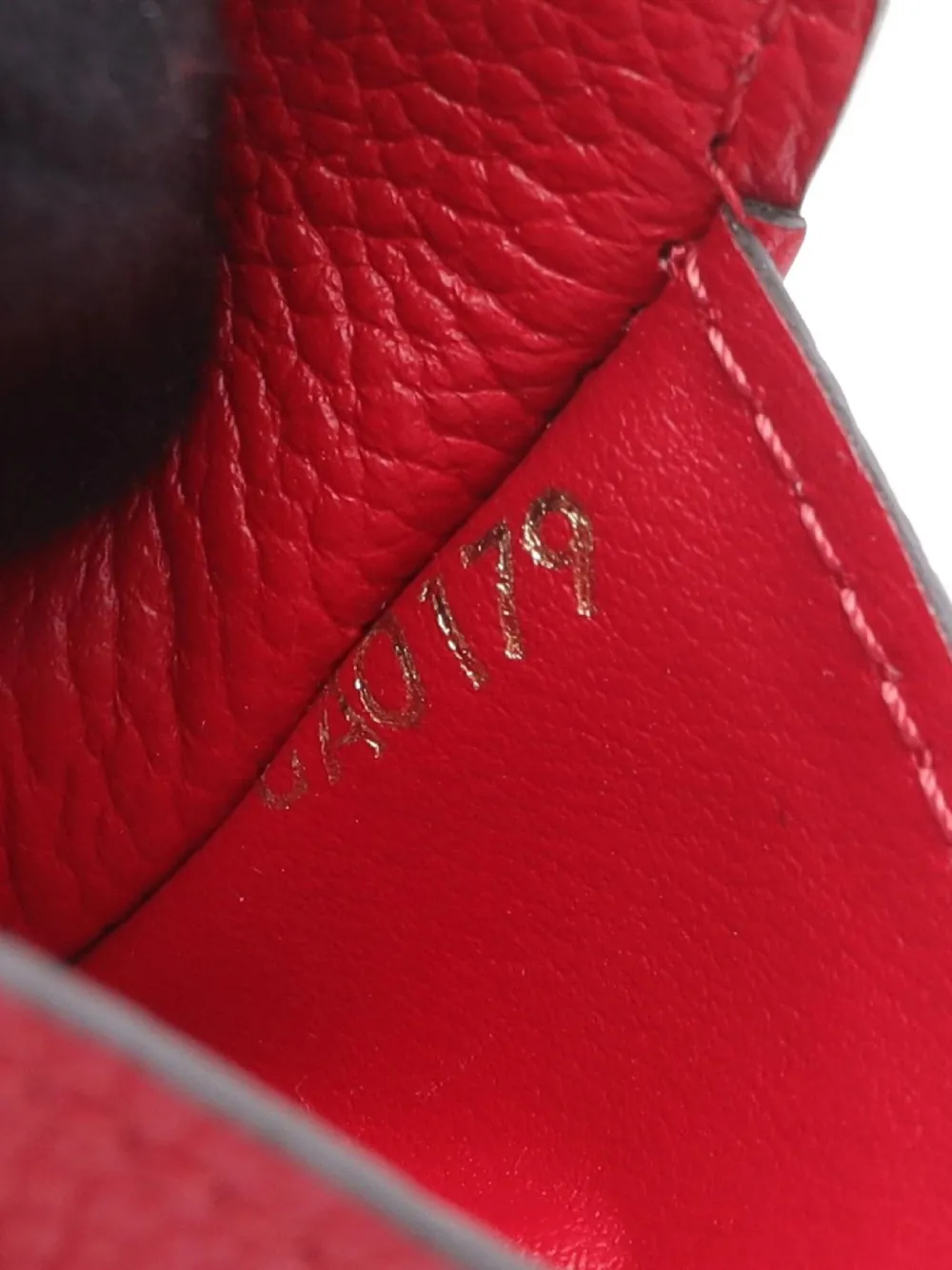 Pre-owned Louis Vuitton 2019 Monogram-embossed Clasp Wallet In Red