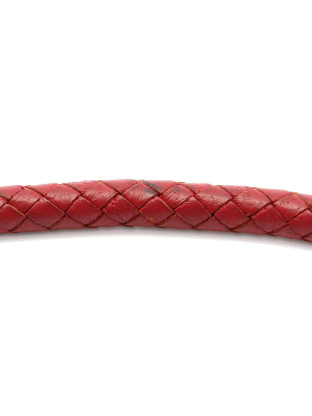 Pre-owned Hermes 2000s Jumbo Choker Bracelet In Red