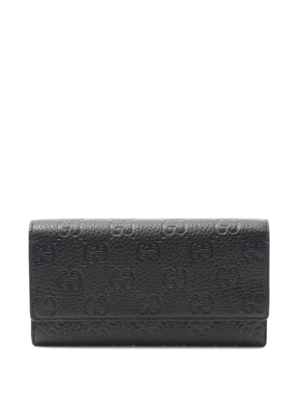 Gucci Pre-Owned 2020s GG emblem bi-fold wallet | Black | Image 1