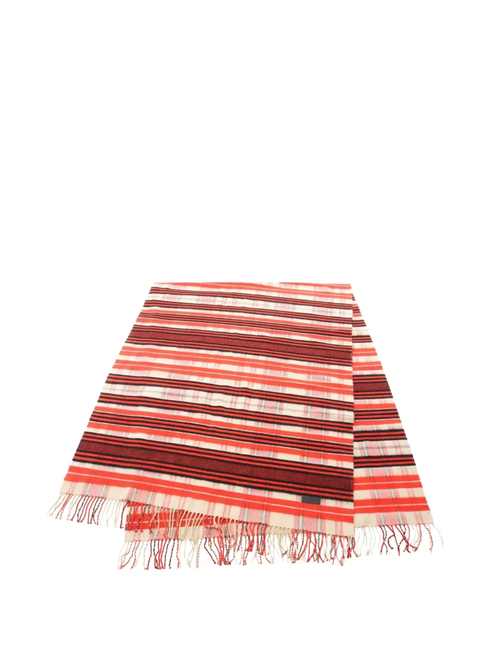 Hermès Pre-Owned 2010s plaid cashmere scarf | Red | Image 1