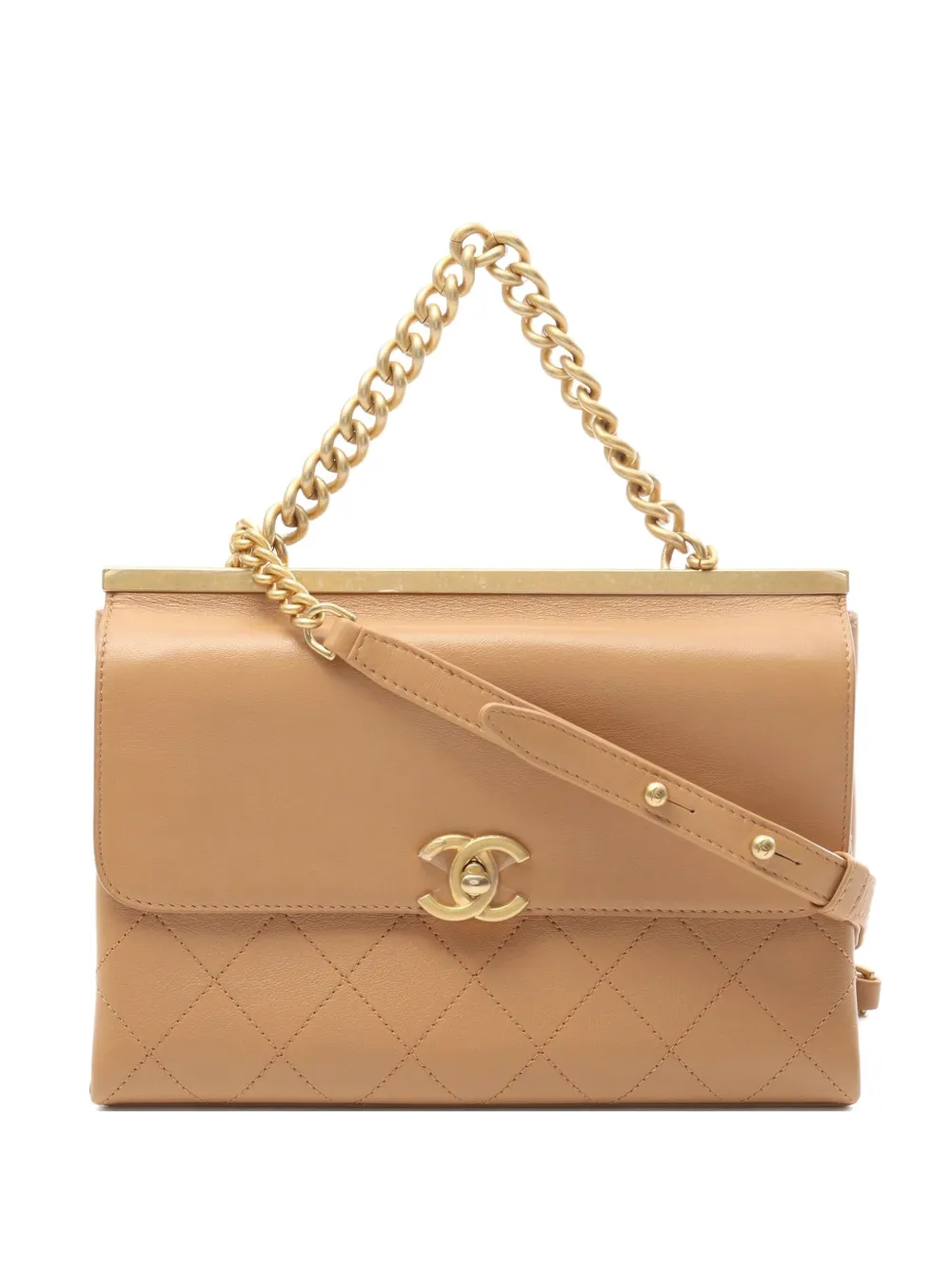 CHANEL Pre-Owned 2019 マトラッセ ショルダーバッグ - ブラウン CHANEL Pre-Owned 2019 マトラッセ ショルダーバッグ - ブラウン