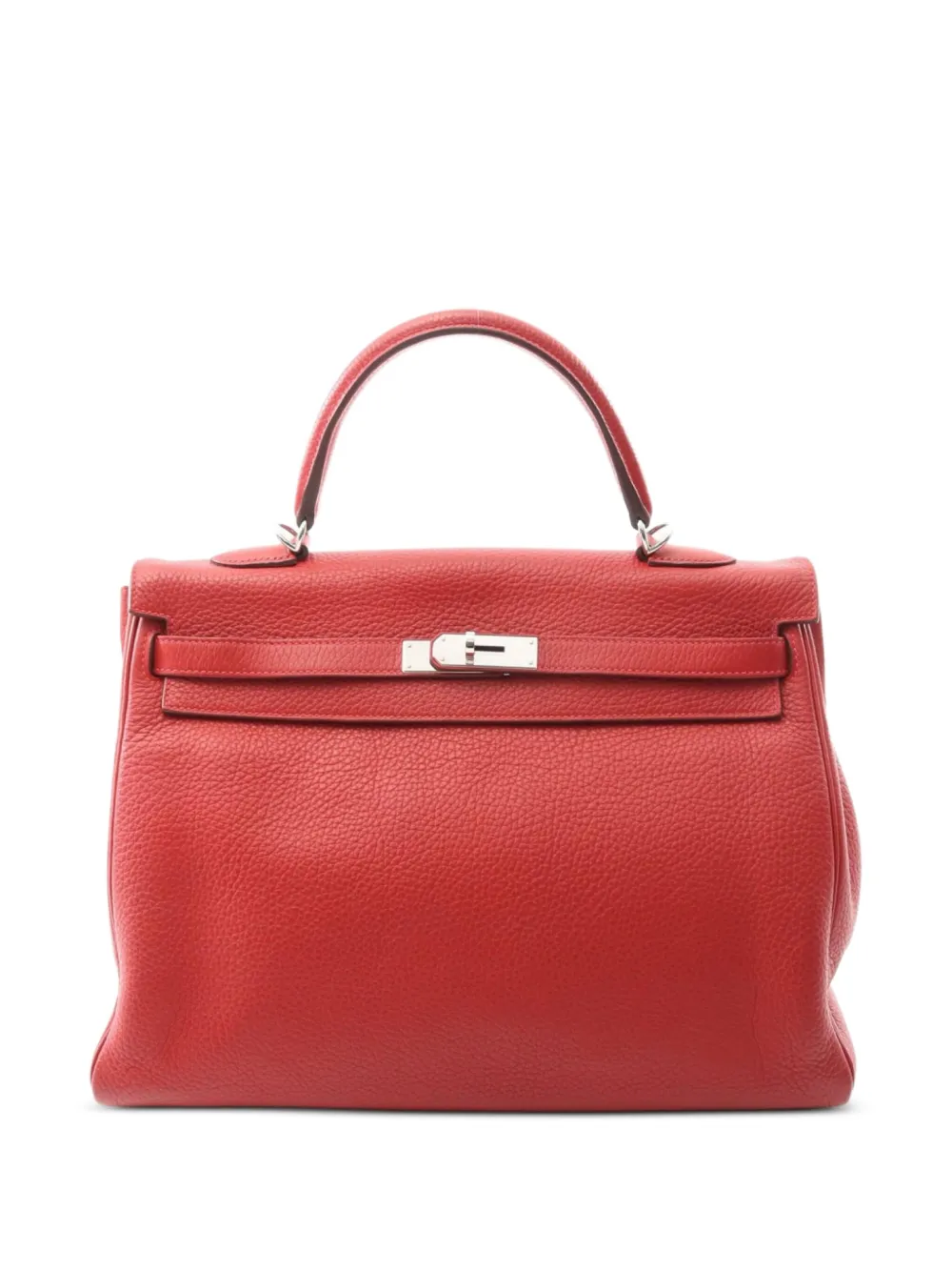 Hermès Pre-Owned medium 2014 Kelly 35 Clemence leather tote bag | Red | Image 1