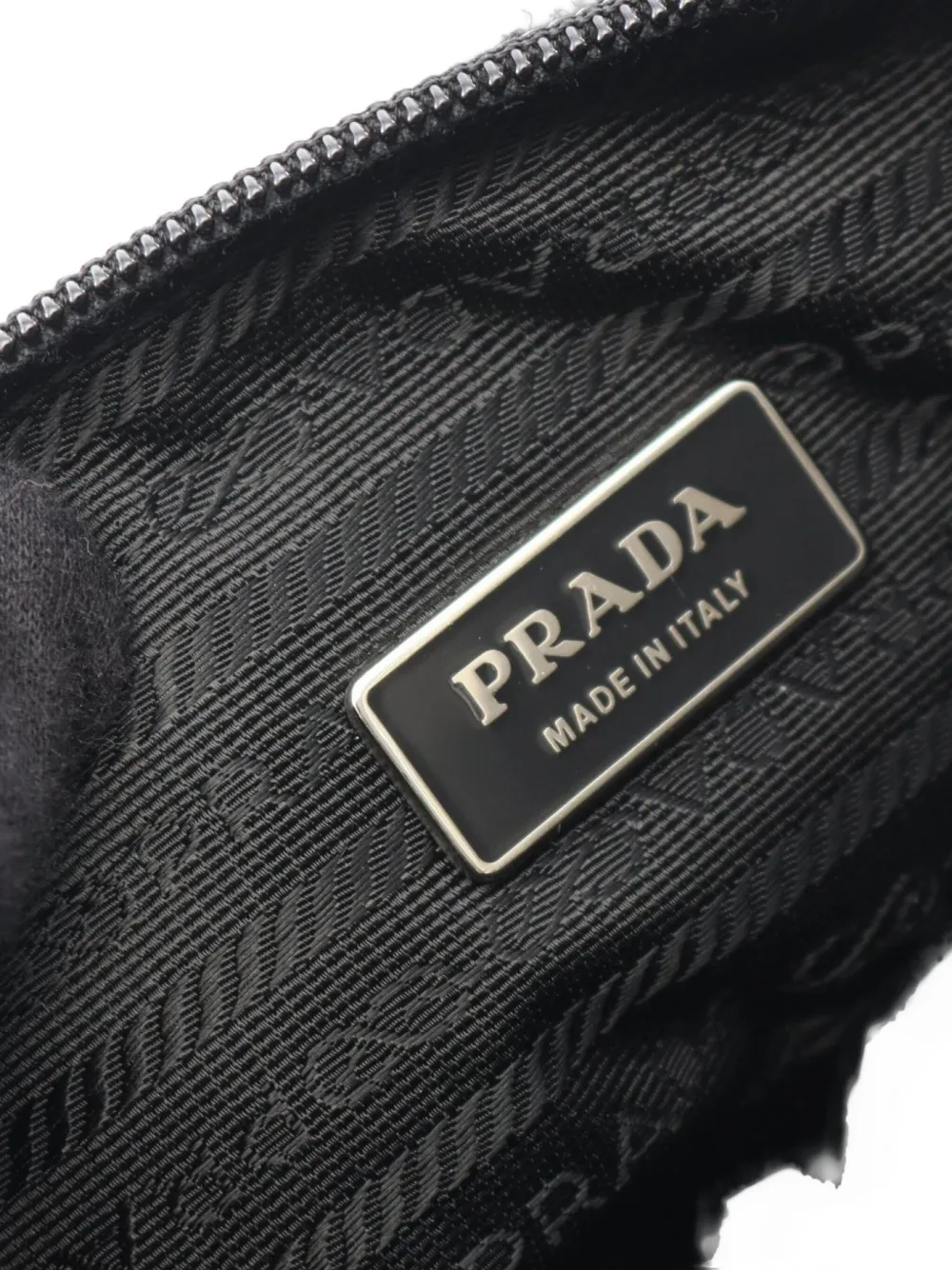 Pre-owned Prada 2010s Vela Belt Bag In Black