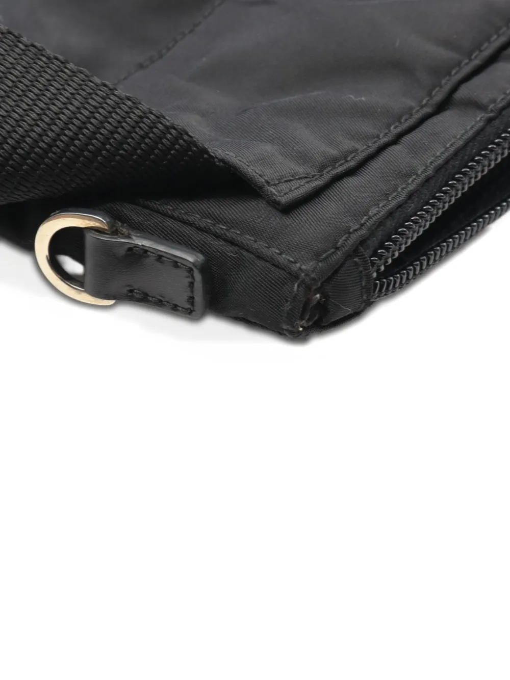 Pre-owned Prada 2010s Vela Belt Bag In Black