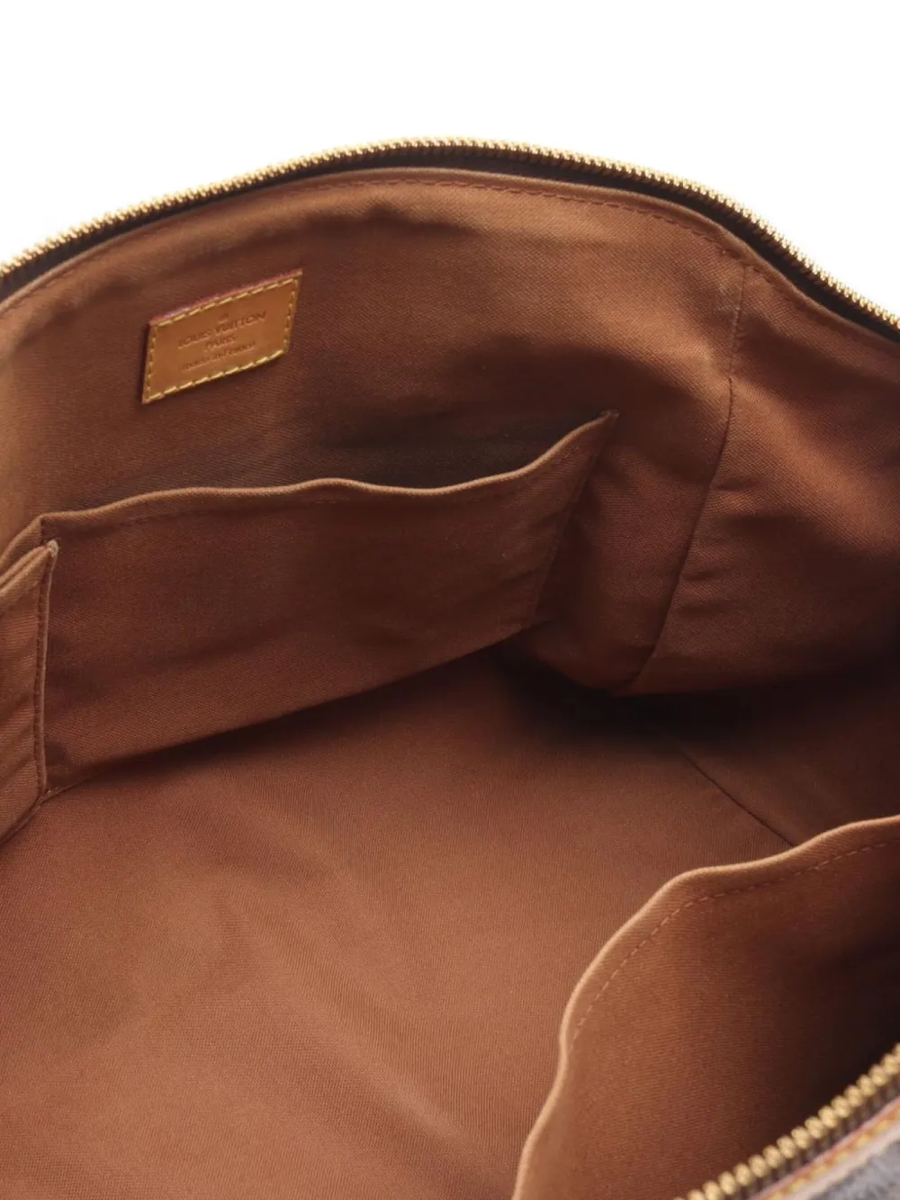 Pre-owned Louis Vuitton 2009 Tivoli Gm Monogram Canvas Tote Bag In Brown
