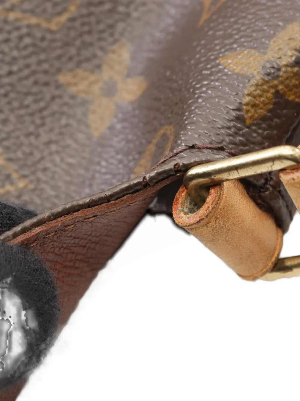 Pre-owned Louis Vuitton 2000s Monogram Musette Salsa Shoulder Bag In Brown
