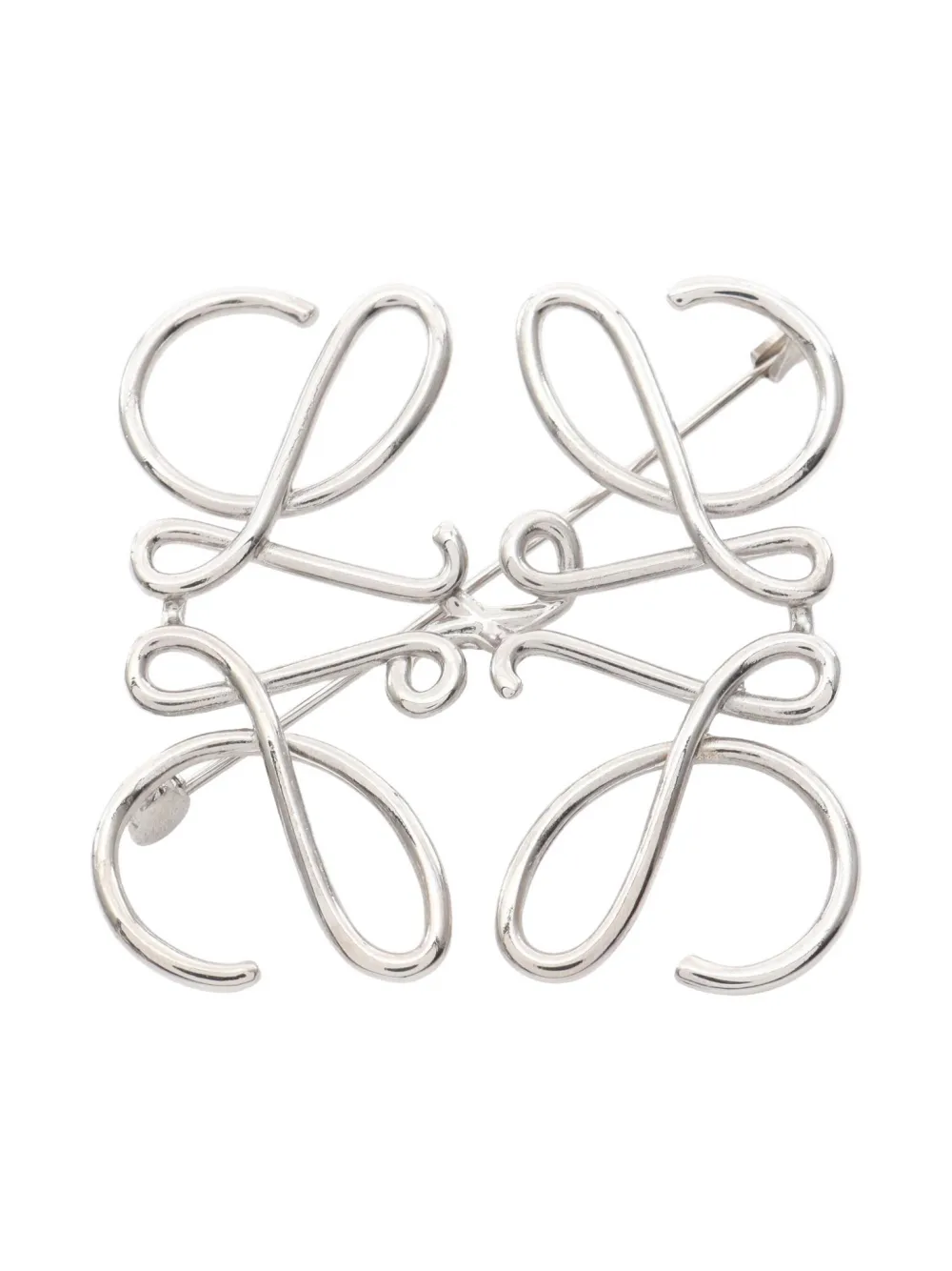 Loewe Pre-Owned 2010s Anagram brooch - Argento