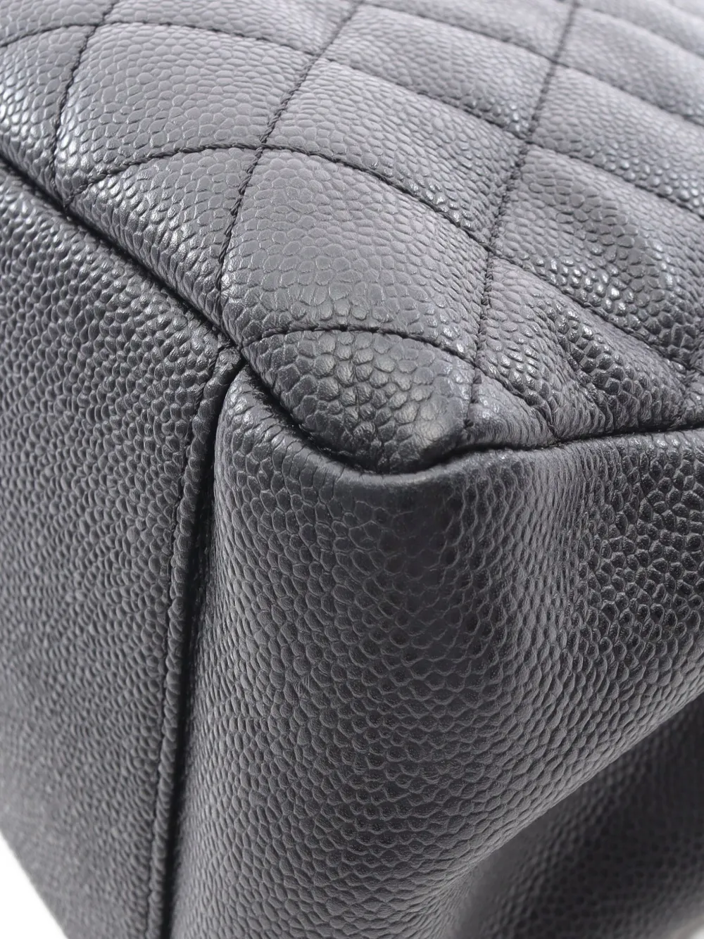 Pre-owned Chanel 2012 Grand Shopping Tote Bag In Black