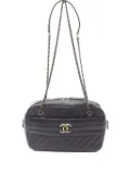 CHANEL Pre-Owned 2016-2017 Coco Mark shoulder bag - Black