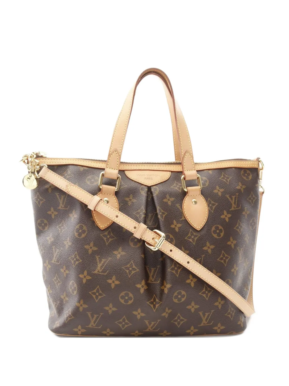 Louis Vuitton Pre-Owned 2010 モノグラム パレルモ ハンドバッグ - ブラウン Louis Vuitton Pre-Owned 2010 モノグラム パレルモ ハンドバッグ - ブラウン