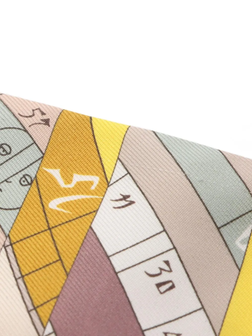 Pre-owned Hermes 2010s Astrologie Nouvelle Silk Scarf In Yellow