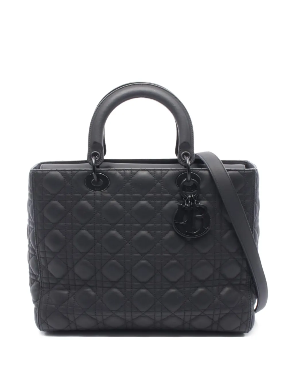 Christian Dior Pre-Owned 2010s Lady Dior handbag | Black | Image 1