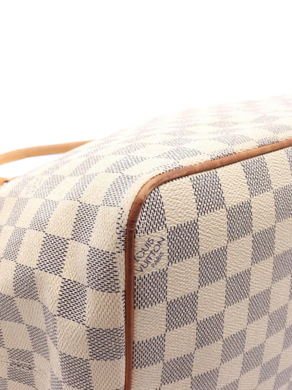 Pre-owned Louis Vuitton 2008 Damier Azur Tote Bag In Neutral