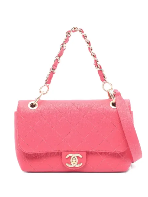 CHANEL Pre-Owned 2019 diamond-quilting chain shoulder bag