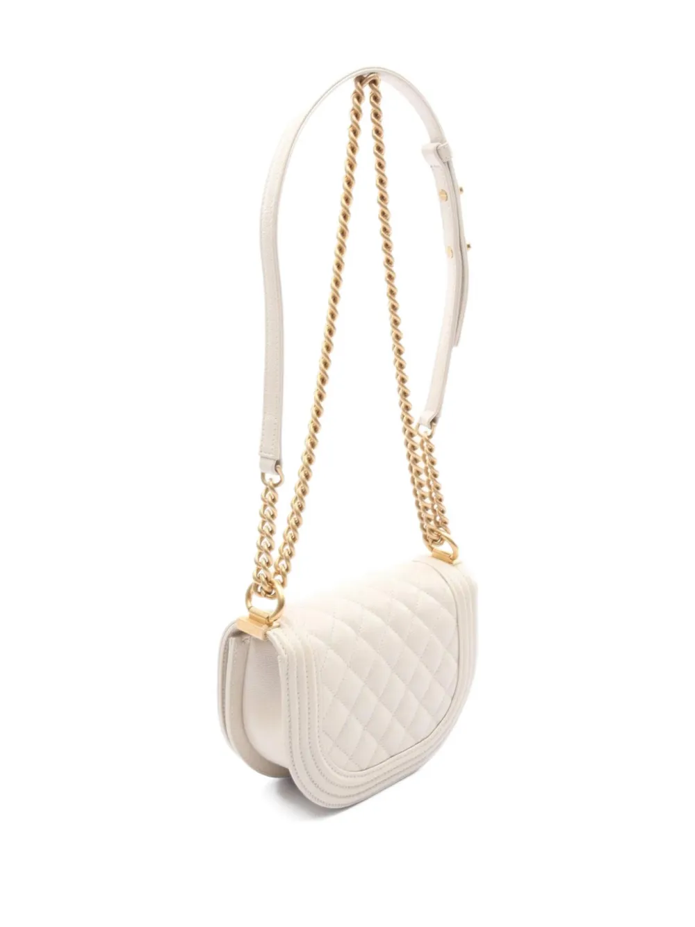 CHANEL Pre-Owned 2021 small Boy quilted-chain crossbodybag bag | Pre-Owned | Image 2