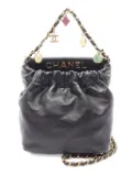 CHANEL Pre-Owned 2021 quilted leather two-way handbag - Black