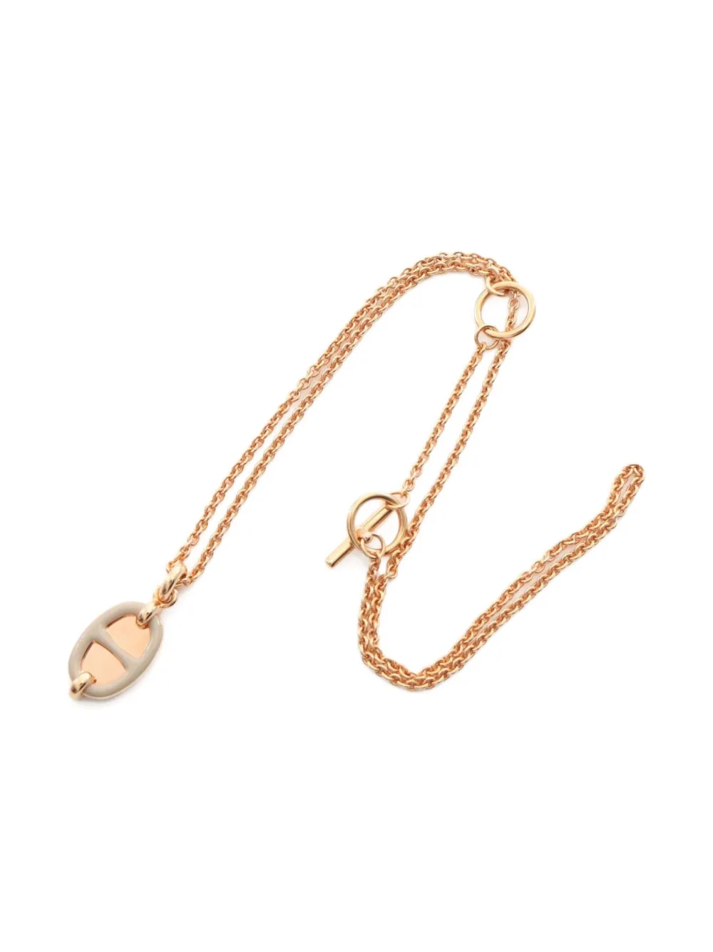 Hermès Pre-Owned 2020s mini Mayon PM necklace | Gold | Image 1