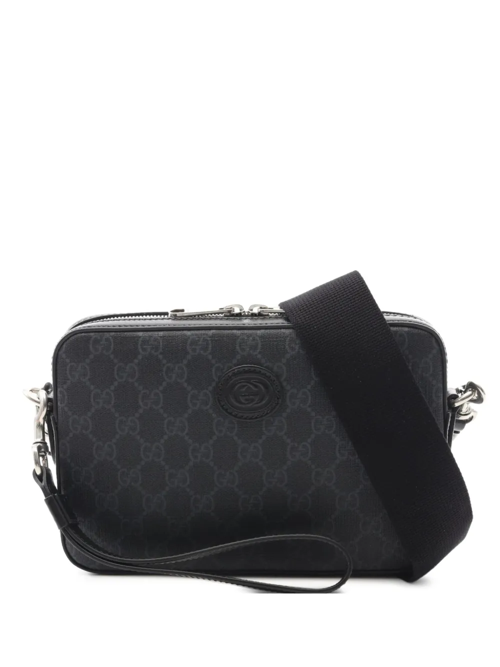 Gucci Pre-Owned 2020s GG Supreme shoulder bag | Black | Image 1